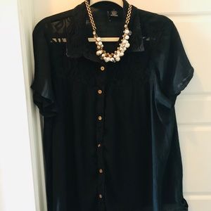 New Directions short sleeve plus size top